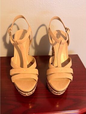 Aldo Size 6 Platform Wedge Sandals